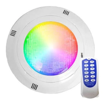 LED RGB Світильник для басейну LED/45W/12V IP68 + пульт дистанційного керування