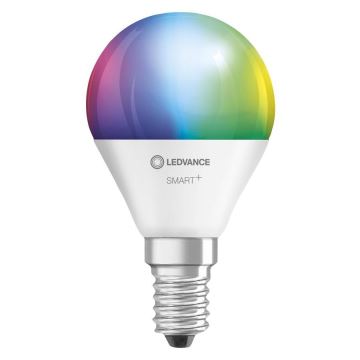 LED RGBW Димерна лампочка SMART+ E14/5W/230V 2700K-6500K  Wi-Fi - Ledvance