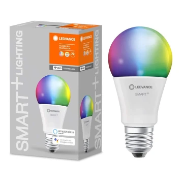 LED RGBW Димерна лампочка SMART+ E27/9W/230V 2700K-6500K Wi-Fi - Ledvance