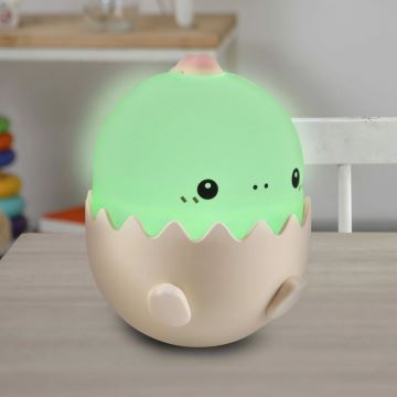 LED RGBW Дитяча сенсорна лампа з регулюванням яскравості BABY DINO LED/0,75W/5V 1200mAh рожевий