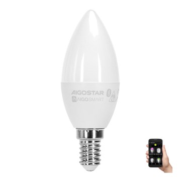 LED RGBW Лампочка C37 E14/6,5W/230V 2700-6500K - Aigostar