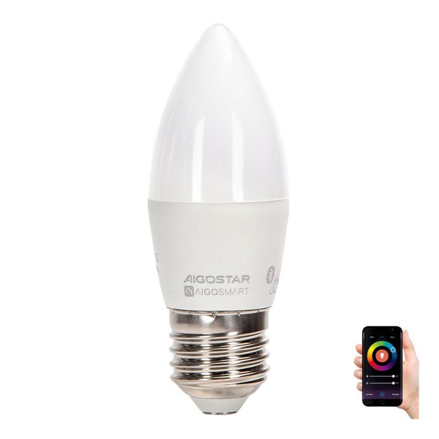 LED RGBW Лампочка C37 E27/6,5W/230V 2700-6500K - Aigostar