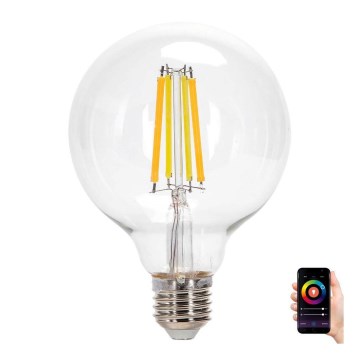 LED RGBW Лампочка FILAMENT G95 E27/4,9W/230V 2700K - Aigostar