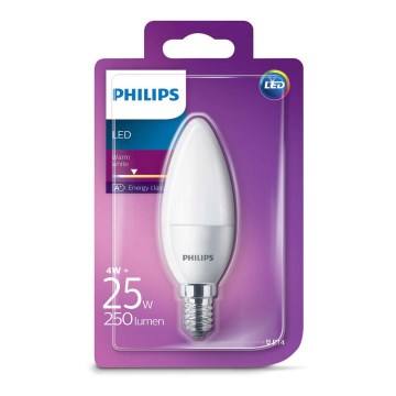 LED свічка Philips E14/4W/230V 2700K