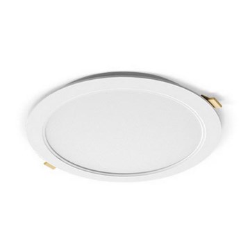 LED Вбудований стельовий світильник ATUEL LED/18W/230V 3000K з діаметром 17 см IP54