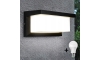 LED Вуличний настінний світильник з датчиком освітленості NEELY 1xE27/9W/230V IP54 чорний