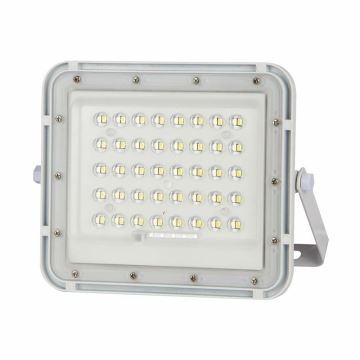 LED Вуличний  прожектор на сонячній батареї з регулюванням яскравості LED/10W/3,2V IP65 4000K білий + пульт дистанційного керування