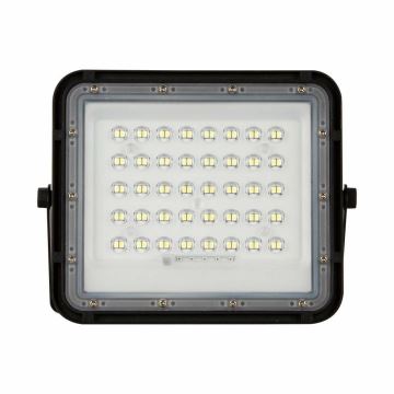 LED Вуличний прожектор на сонячній батареї з регулюванням яскравості LED/6W/3,2V IP65 4000K чорний + пульт дистанційного керування