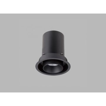 LED2 - LED Точковий вбудований стельовий світильник HIDE LED/20W/230V CRI 90 чорний