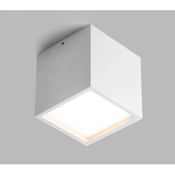 LED2 - Вуличний світлодіодний стельовий світильник CUBE LED/12W/230V біла IP54
