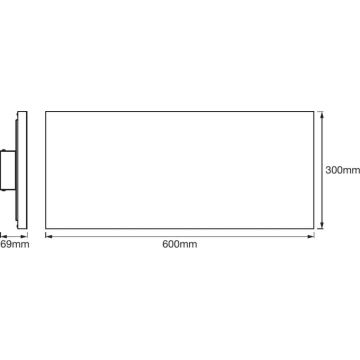 Ledvance - LED Димерний світильник SMART+ FRAMELESS LED/28W/230V 3000K-6500K Wi-Fi