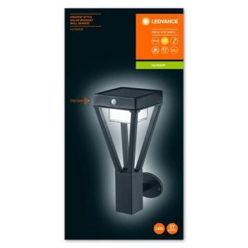 Ledvance - Настінний LED світильник з датчиком на сонячній батареї BOUQUET LED/6W/3,7V IP44