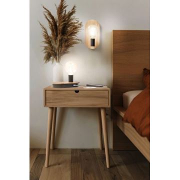 Ledvance - Настінний світильник DECOR WOOD 1xE27/8W/230V