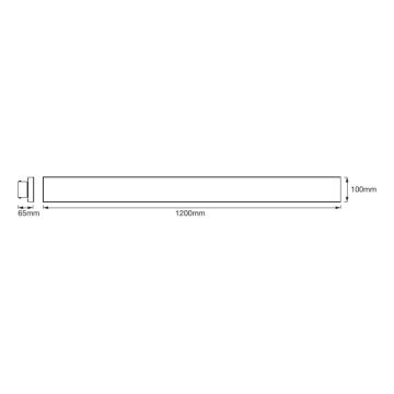 Ledvance - Пристельова LED панель FRAMELESS LED/35W/230V 3000K
