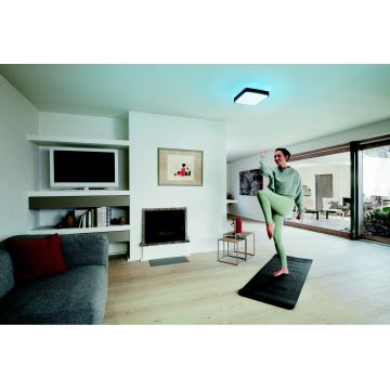 Ledvance - Стельовий LED RGBW світильник з регулюванням яскравості SMART+ ORBIS LED/28W/230V 3000-6500K Wi-Fi чорний