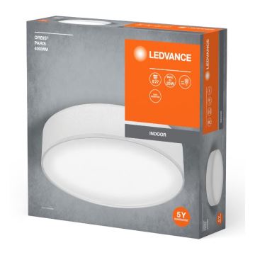 Ledvance - Стельовий світильник ORBIS PARIS 2xE27/25W/230V білий