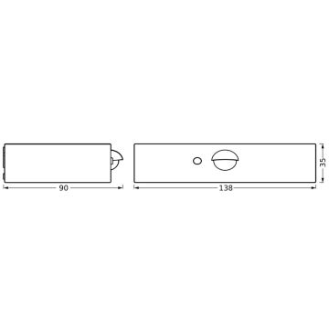 Ledvance - Светодиодный настенный светильник на солнечной батарее с датчиком ENDURA SOLAR LED/3W/4,2V IP65