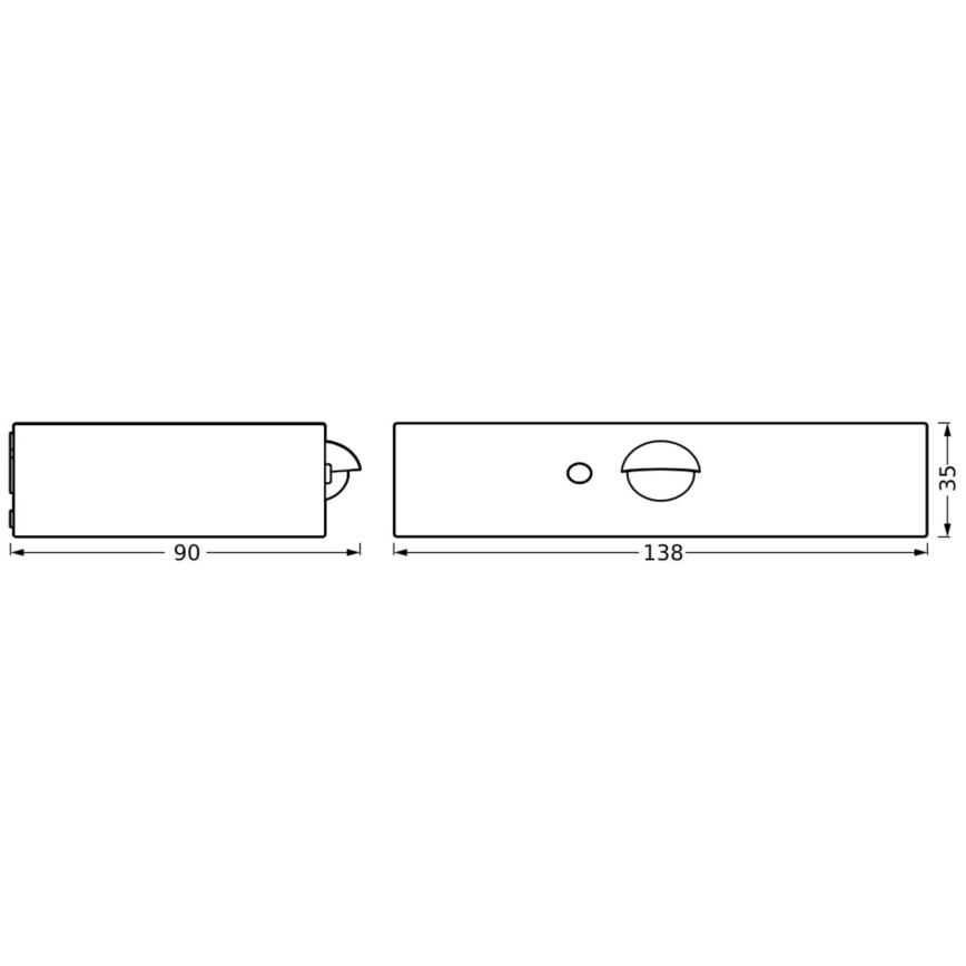 Ledvance - Светодиодный настенный светильник на солнечной батарее с датчиком ENDURA SOLAR LED/3W/4,2V IP65