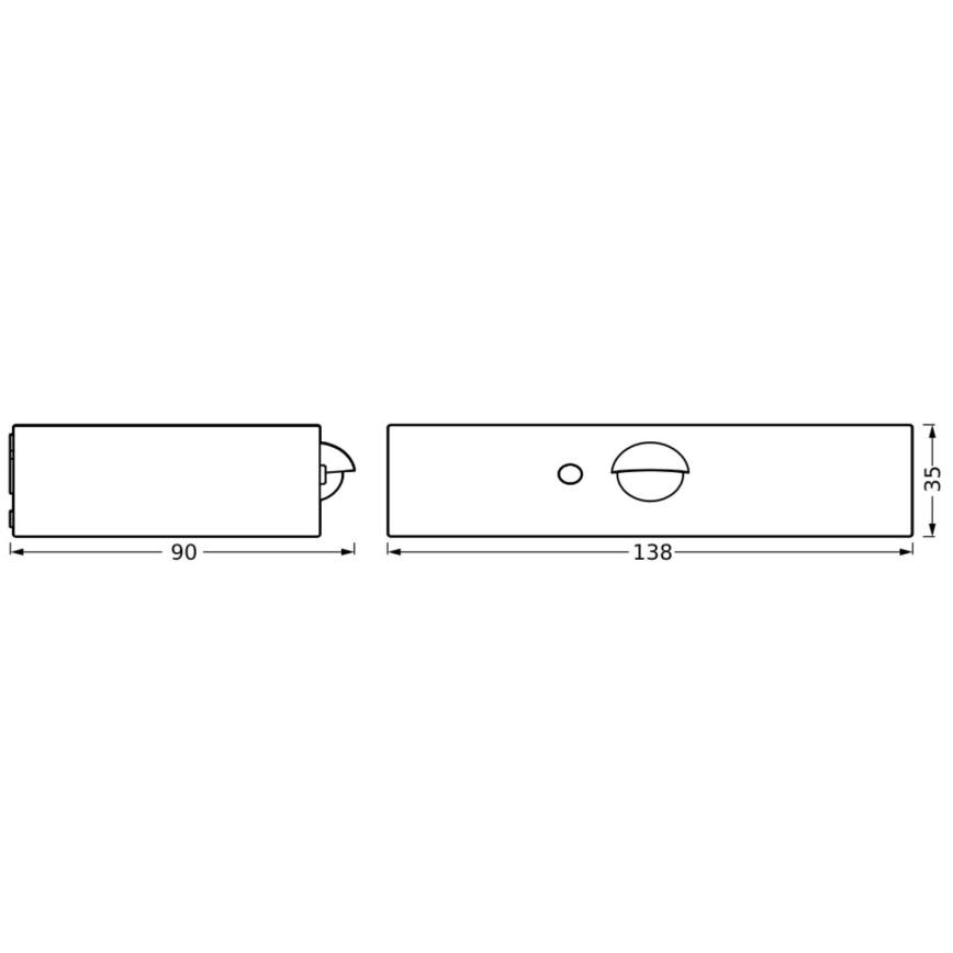 Ledvance - Светодиодный настенный светильник на солнечной батарее с датчиком ENDURA SOLAR LED/3W/4,2V IP65