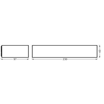 Ledvance - Светодиодный настенный светильник на солнечной батарее с датчиком ENDURA SOLAR LED/6W/4,2V IP65