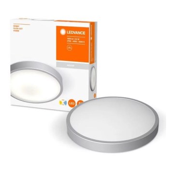 Ledvance - Светодиодный потолочный светильник ORBIS LED/24W/230V 2700/4000/6500K серебряный