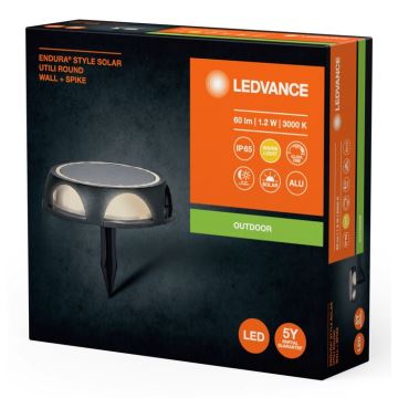 Ledvance - Светодиодная лампа на солнечной батарее с регулированием яркости ENDURA STYLE SOLAR LED/1,2W/3,7V IP65