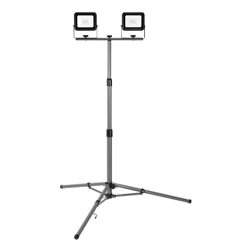 Ledvance - Светодиодный уличный прожектор с держателем WORKLIGHT TRIPOD 2xLED/20W/230V 6500K IP65