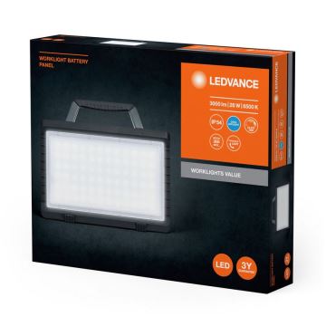 Ledvance - Вуличний акумуляторний LED прожектор з регулюванням яскравості WORKLIGHT BATTERY LED/26W/5V IP54