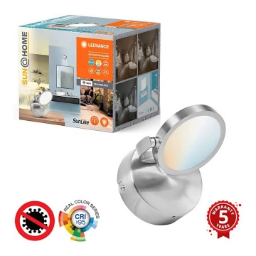 Ledvance - Точковий LED світильник з регулюванням яскравості для ванної кімнати SUN@HOME LED/7,5W/230V 2200-5000K CRI 95 Wi-Fi IP44