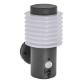 Ledvance - Уличный светодиодный настенный светильник с датчиком ENDURA RONDO LED/9,5W/230V IP44 антрацит