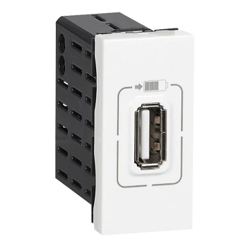Legrand 77591 - Зарядний пристрій MOSAIC USB 1M 5V/230V білий