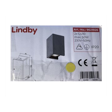 Lindby - Настенный светильник GERDA 2xGU10/50W/230V