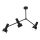 Люстра на штанзі LINTERNA 3xGX53/12W/230V чорний