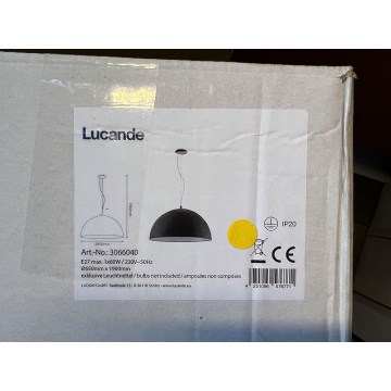 Lucande - Подвесная люстра MALEO 1xE27/60W/230V