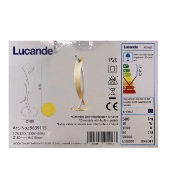 Lucande - Светодиодная настольная лампа с регулированием яркости MARIJA LED/10W/230V