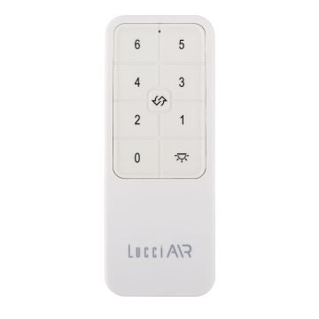 Lucci air 21615349 - Стельовий вентилятор CONDOR білий + пульт дистанційного керування