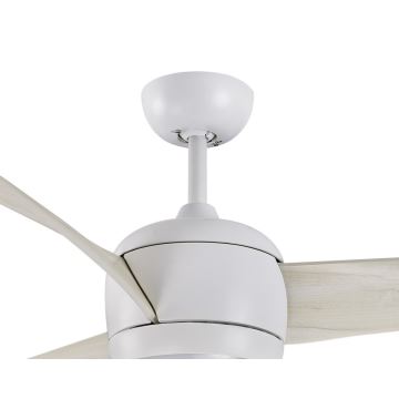 Lucci air 512911 - Світлодіодний стельовий вентилятор AIRFUSION NORDIC LED/20W/230V дерево/білий + пульт дистанційного керування