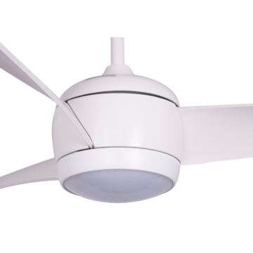 Lucci air 512911 - Світлодіодний стельовий вентилятор AIRFUSION NORDIC LED/20W/230V дерево/білий + пульт дистанційного керування