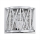 LUXERA 46063 - Настінний світильник STIXX 1xG9/33W/230V срібний