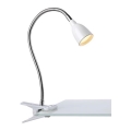 Markslöjd 106091 - Настільна LED лампа з затискачем TULIP LED/3W/230V білий