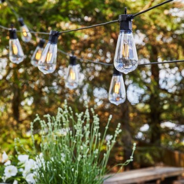 Markslöjd 107293 - Уличная светодиодная декоративная гирлянда GARLAND GARDEN 10xLED 5,5 м IP44