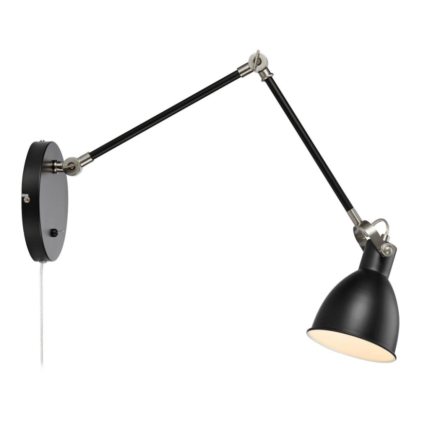 Markslöjd 108250 - Настінна лампа HOUSE 1xE14/40W/230V чорний