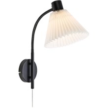 Markslöjd 108752 - Настенная лампа MIRA 1xE14/40W/230V черный/белый
