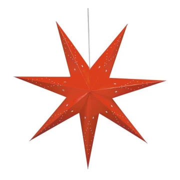 Markslöjd 8101,130 - Різдвяна прикраса SATURNUS 1xE14/25W/230V діаметр 75 см червона