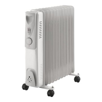 Масляный обогреватель с 11 ребрами 1000/1500/2500W/230V белый