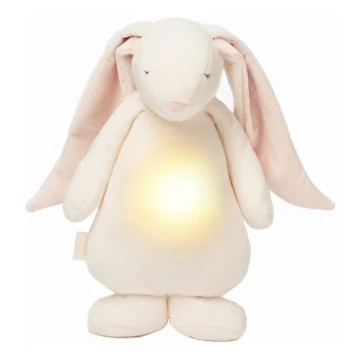 Moonie - Игрушка для засыпания с музыкой и светом кролик powder