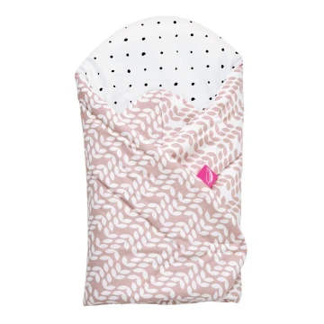 MOTHERHOOD - Пеленальное одеяло с кокосовой вставкой CLASSICS 75x75 см розовый