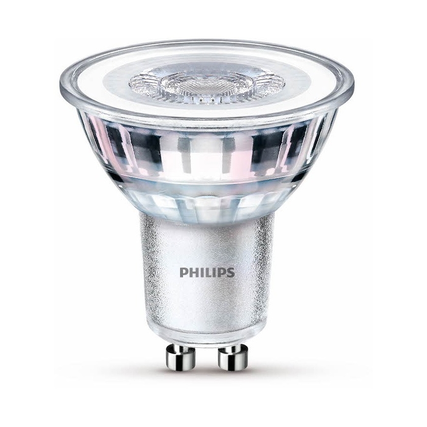 НАБОР 10x Светодиодная лампочка Philips GU10/4,6W/230V 2700K