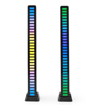 НАБОР 2x Светодиодная аккумуляторная настольная RGB-лампа LED/250 mAh