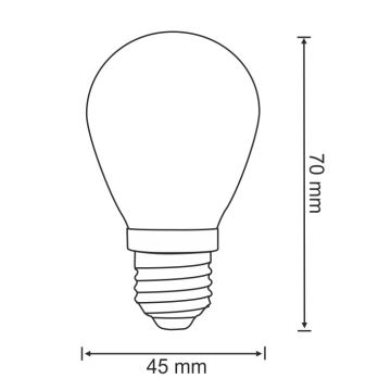 НАБІР 2x LED Лампочка PARTY E27/0,5W/36V